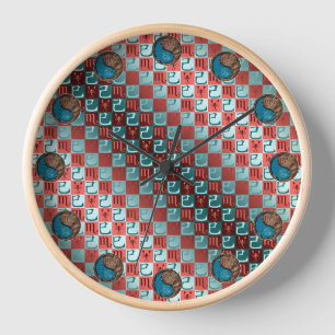 Scorpio & Earth Snake Clock