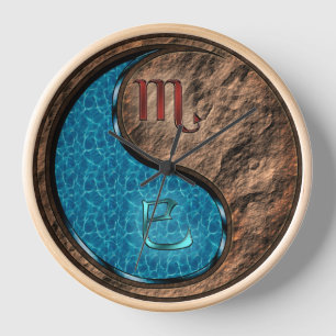 Scorpio & Earth Snake Clock