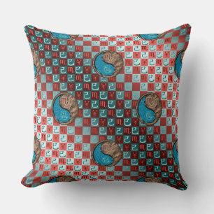 Scorpio & Earth Snake Cushion