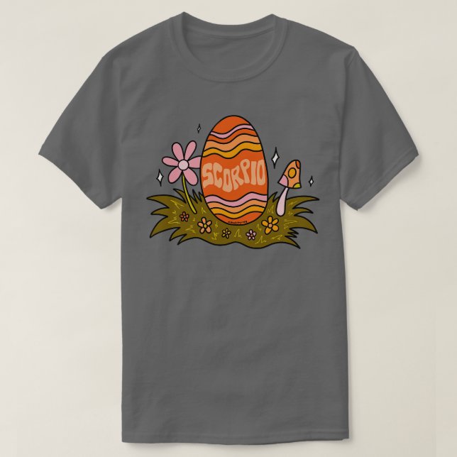 Scorpio Easter Egg T-Shirt (Design Front)