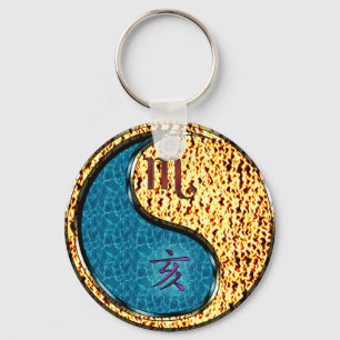 Scorpio & Fire Boar Key Ring