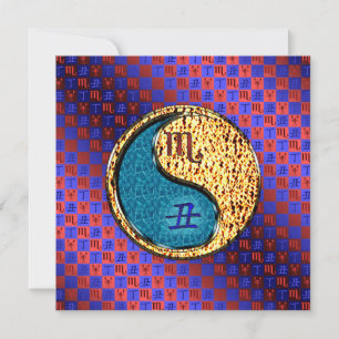 Scorpio & Fire Ox Card