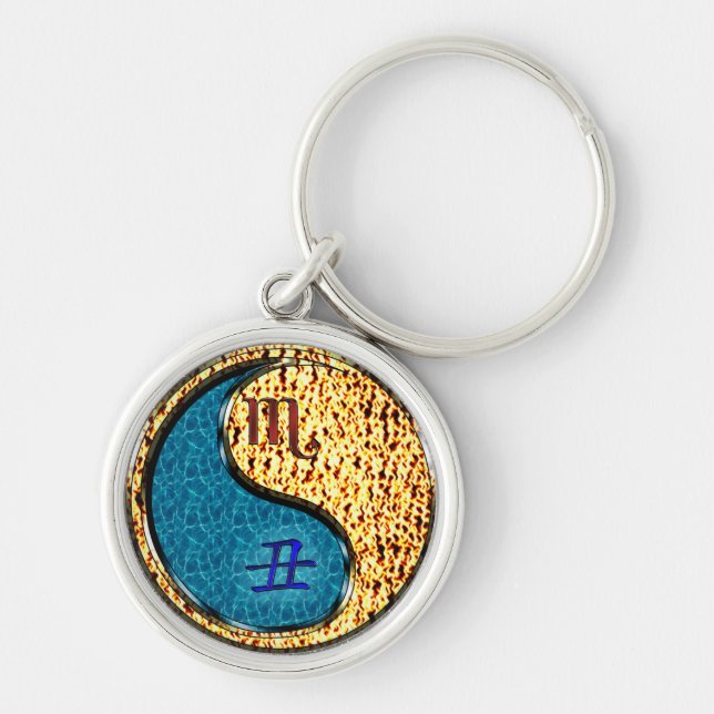 Scorpio & Fire Ox Key Ring (Front)