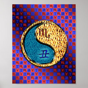Scorpio & Fire Ox Poster