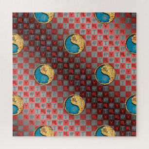 Scorpio & Fire Rabbit Jigsaw Puzzle
