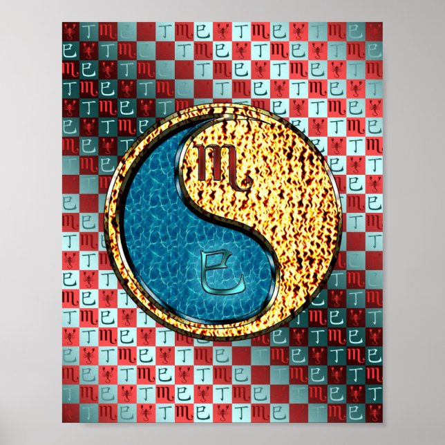 Scorpio & Fire Snake Poster (Front)