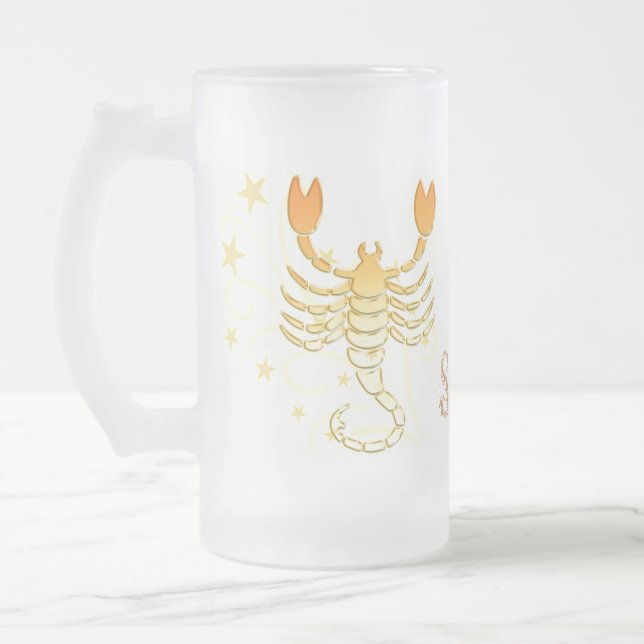 Scorpio Frosted Mug (Left)