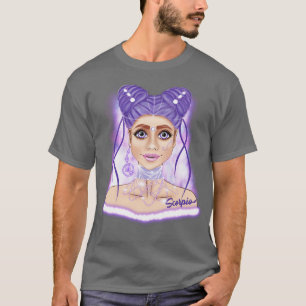 Scorpio Girl Birthday Zodiac Women Born in October T-Shirt
