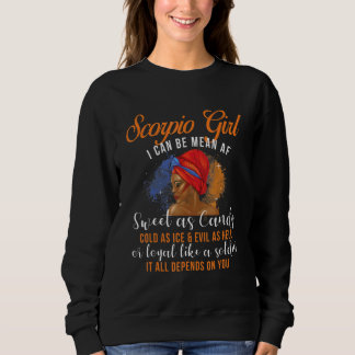 Scorpio Girl Horoscope Zodiac Sign Astrology Sweatshirt