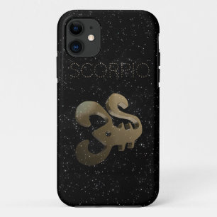Scorpio golden sign iPhone 11 case