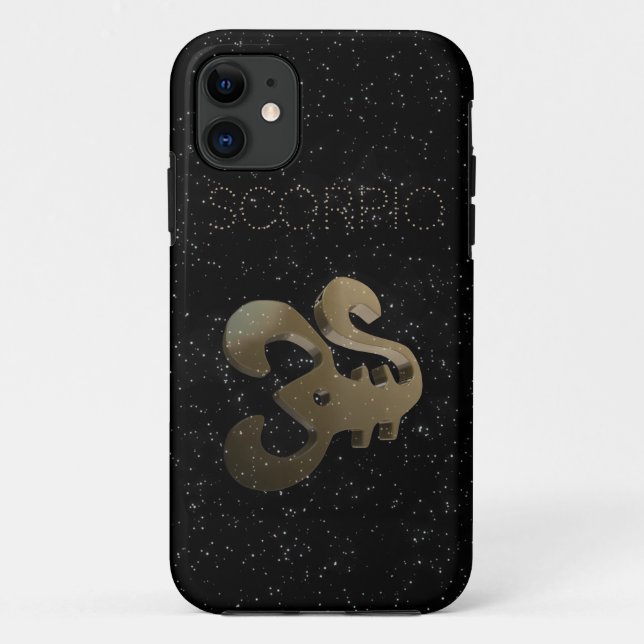 Scorpio golden sign Case-Mate iPhone case (Back)