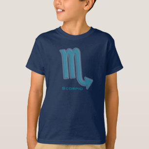"Scorpio" graphic water sign zodiac kids t-shirt
