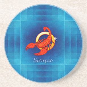 scorpio horoscope coaster