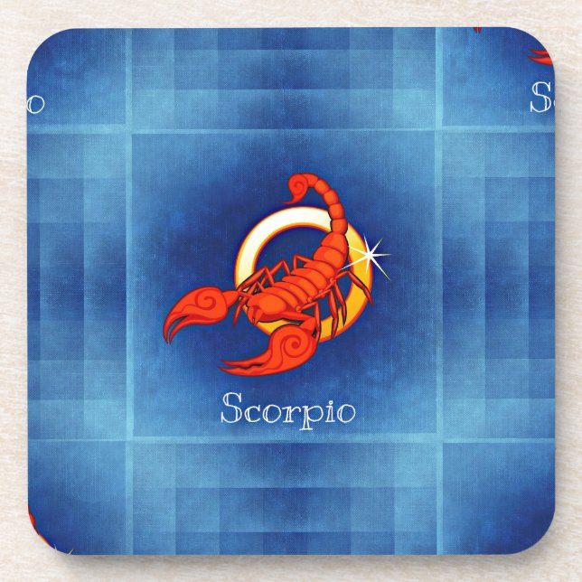 scorpio horoscope coaster (Front)