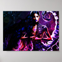 Scorpio Horoscope Mythical Creatures Poster
