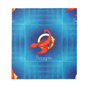 scorpio horoscope notepad