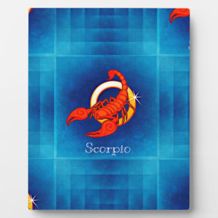 scorpio horoscope plaque