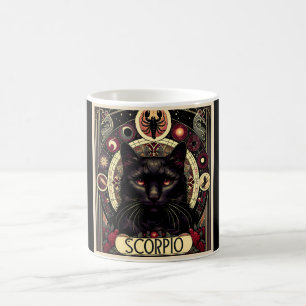 Scorpio Intense Cat Zodiac Coffee Mug