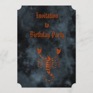 Scorpio Invitation