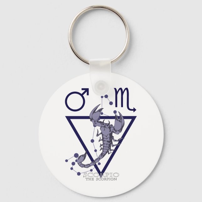 Scorpio Key Ring (Front)