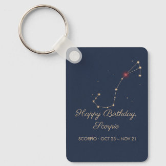 Scorpio Keychain | Zodiac Constellation Gift