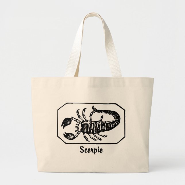 Scorpio Large Tote Bag (Front)