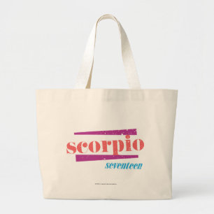 Scorpio LtPink Large Tote Bag
