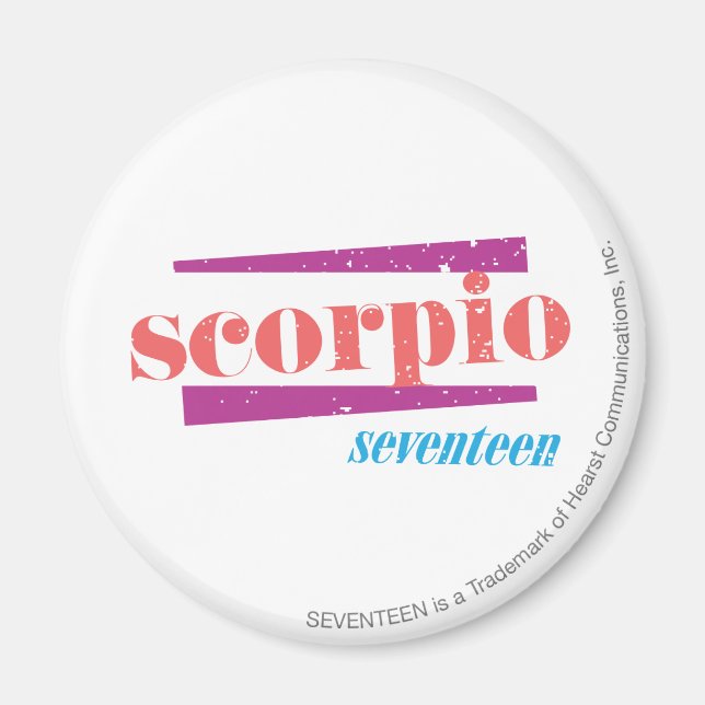 Scorpio LtPink Magnet (Front)