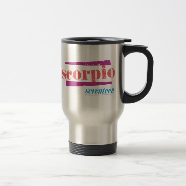 Scorpio LtPink Travel Mug (Right)