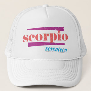 Scorpio LtPink Trucker Hat