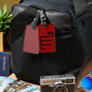 Scorpio  luggage tag
