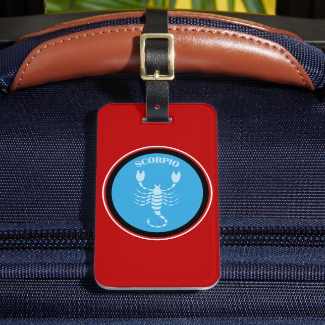 Scorpio Luggage Tag  (Front Insitu 2)