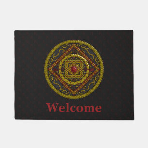 Scorpio Mandala Doormat