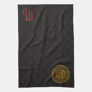 Scorpio Mandala Hand Towel