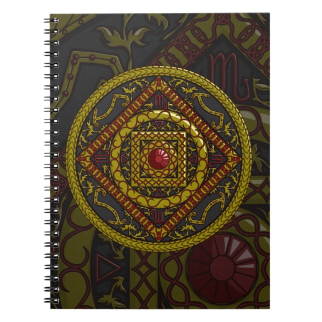 Scorpio Mandala Notebook (Front)