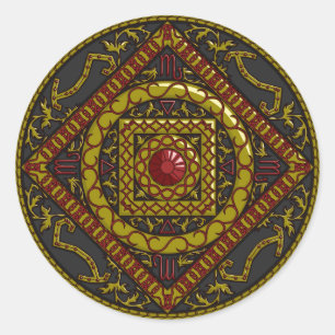 Scorpio Mandala Sticker