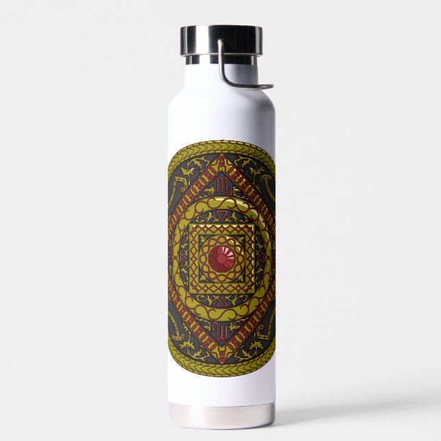 Scorpio Mandala Water Bottle (Left)