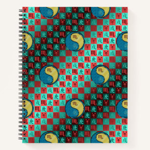 Scorpio & Metal Dog Notebook