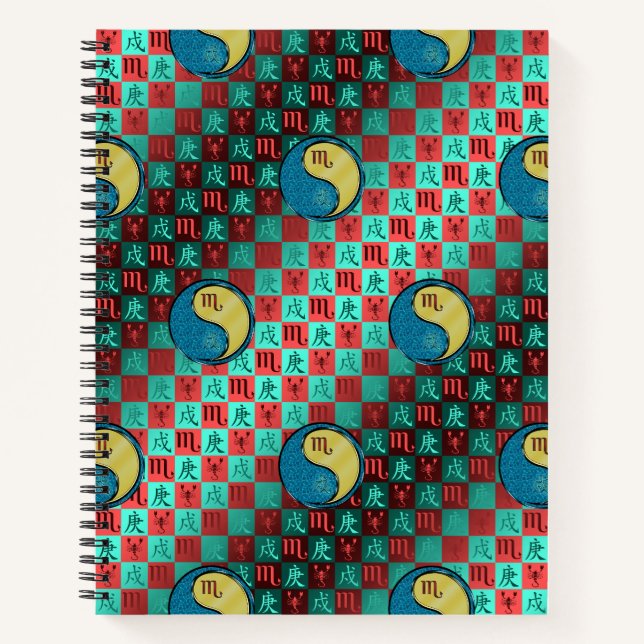 Scorpio & Metal Dog Notebook (Front)
