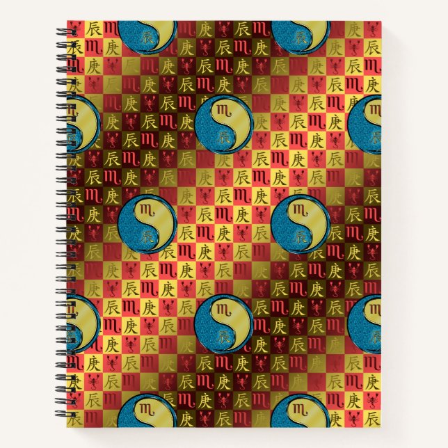 Scorpio & Metal Dragon Notebook (Front)
