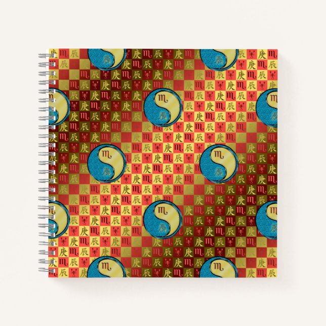 Scorpio & Metal Dragon Notebook (Front)