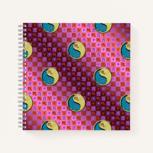 Scorpio & Metal Rooster Notebook