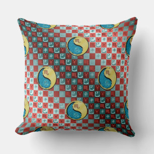 Scorpio & Metal Snake Cushion