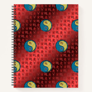 Scorpio & Metal Tiger Notebook