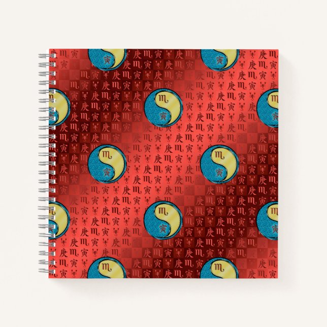 Scorpio & Metal Tiger Notebook (Front)