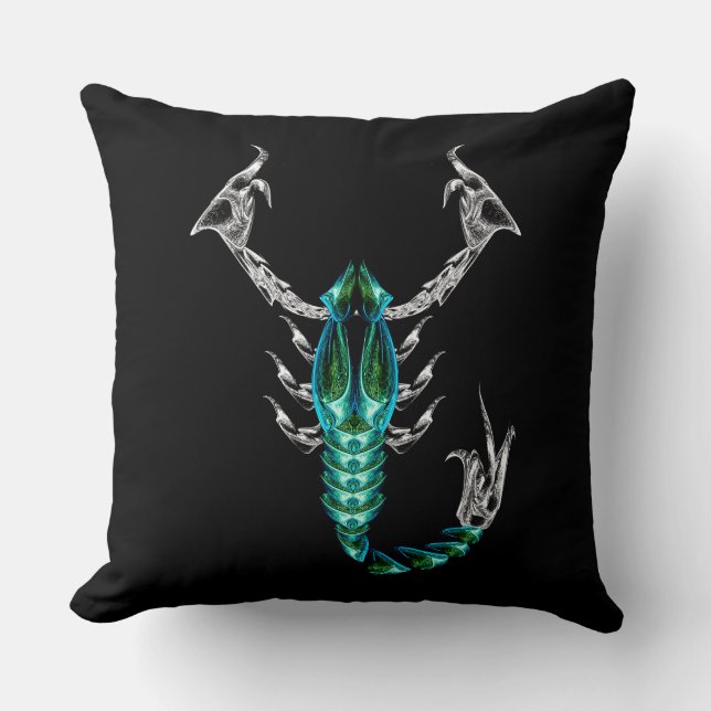 Scorpio – Minimalist Zodiac Decorative Pillow (Front)