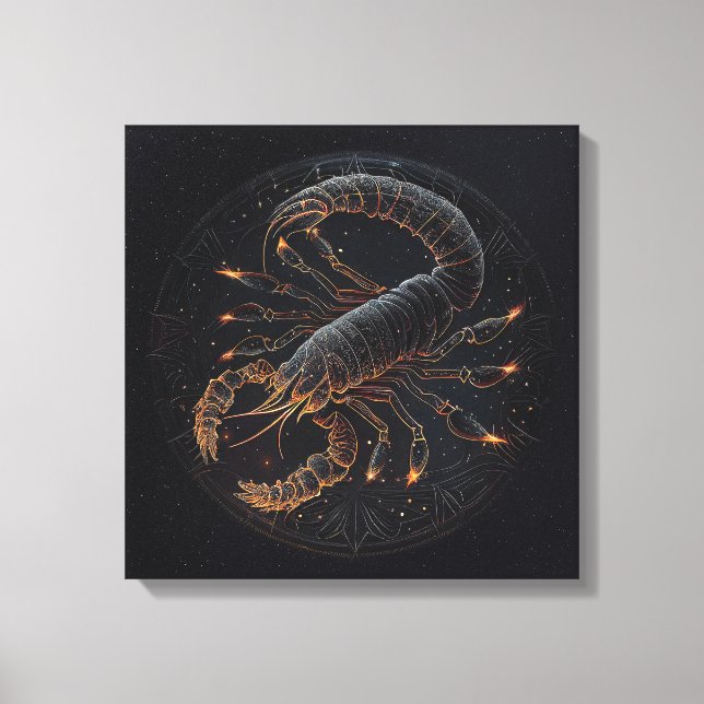 Scorpio—October 23-November 21  Canvas Print (Front)