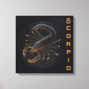 Scorpio—October 23-November 21  Canvas Print