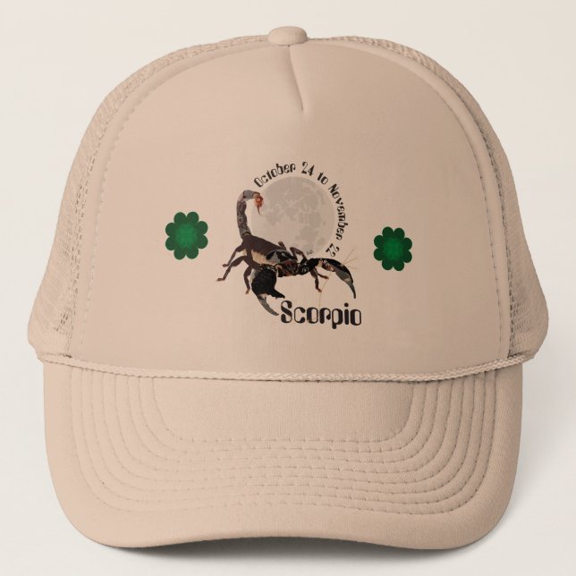 Scorpio October 24 to November 22 Hat (Front)