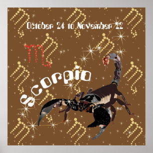 Scorpio October 24 to November 22 Poster